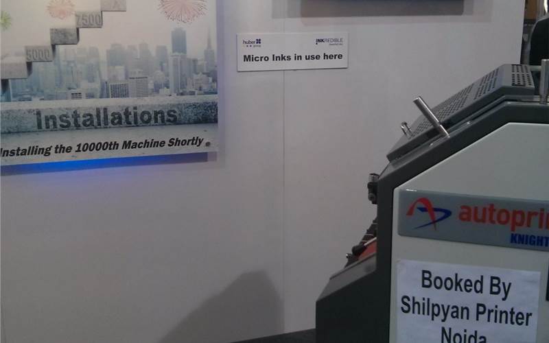 Sale announced: Autoprint Dion 450, represented by Popli Graphics was booked by Mascot Printer, Vadodra and the Knight NX, non-woven bag printing machine to Shilpyan Printer, Noida