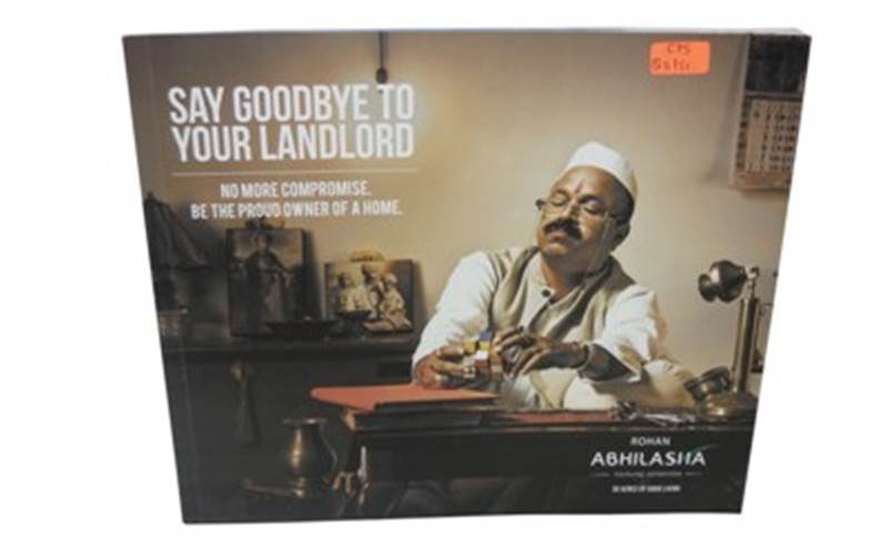 PRATIROOP MUDRAN | Rohan Abhilasha brochureLength of run: 2000Design: Brochure with 14 parallel Z foldsArt: CMYKPre-Press: Kodak Prinergy Evo workflow and plate production on the Kodak TrendsetterPress: Komori Lithrone S32 (six colour with inline coater)Post-Press: Online aqueous varnish, logo raised with spot UV, creasing on all leafs, folding done on Horizon CRF 362 creaser folder Paper: Fine Rendezvous White