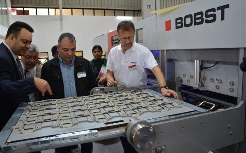 Bobst’s Novacut 106ER enables the user to use blanking for single cut as well as double cuts with optimum gripper margins