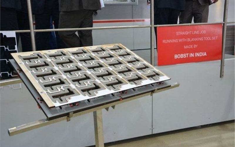 Similarly, a die for the blanking units of Novacut