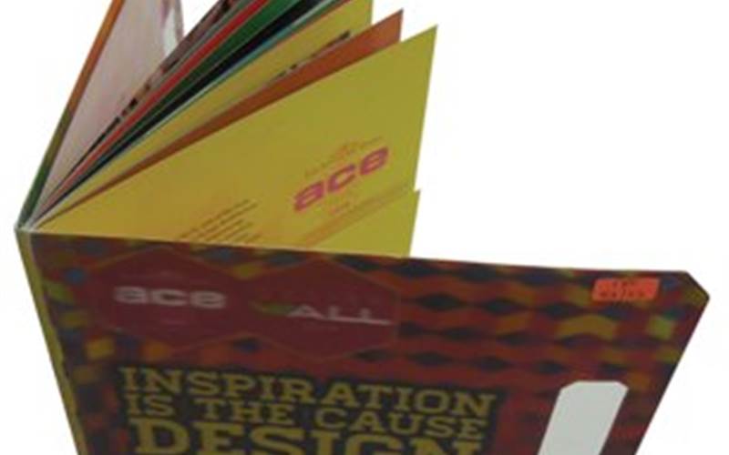 DHOTE OFFSET | ACE Wall 2014Length of run: 1200Design: Lenticular cover pasted on the cover to produce a 3D effectArt: CMYKPre-Press: Kodak Prinergy Evo workflow and GNG ColourProofPress: Ryobi 664AJ (fully automatic - 20x25)Post-Press: Varnishing, spot UV, and punchingPaper: 350gsm sinar gloss for the cover and 300gsm sinar matt for the inside pages