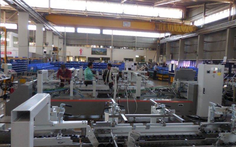 A section of the Bobst plant, which is ISO 9001:2008 certified