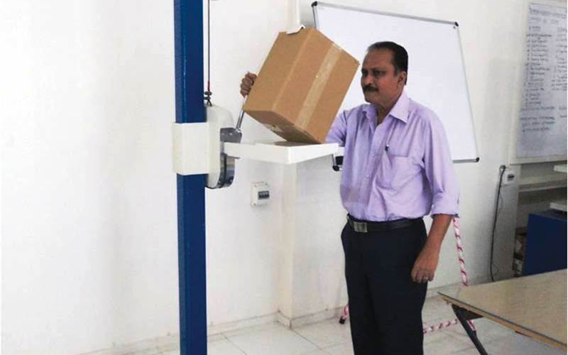 The drop test is the ability of the box to withstand rough handling. It determines the degree of protection offered to the contents of the package.