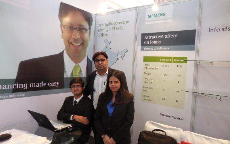Siemens, one of the exhibitors at the show. Deepak Jotwani, vendor manager, says, printing is a capital intensive market, which allows his finance company extend leeway in deciding the proportion of finance to be extended. The best part, he says, is that there is not more than 5% debt default in the print industry, which is very encouraging