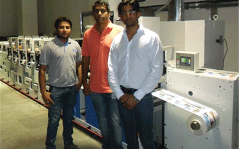 (r-l) Singh and Goel of Red Packaging with Vipul Ruhella, FIG