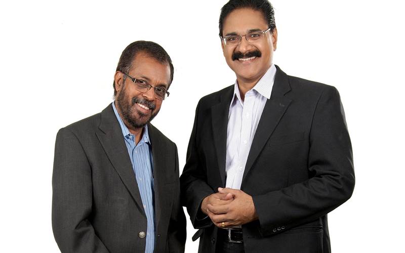 K Radhakrishnan(left) and Suresh Verghis are directors at Printalent, Chennai