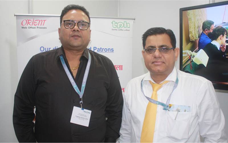 L to R - Pradeep Unny of Amar Ujala and Pawan Tyagi of TPH at Wan-Ifra 2016