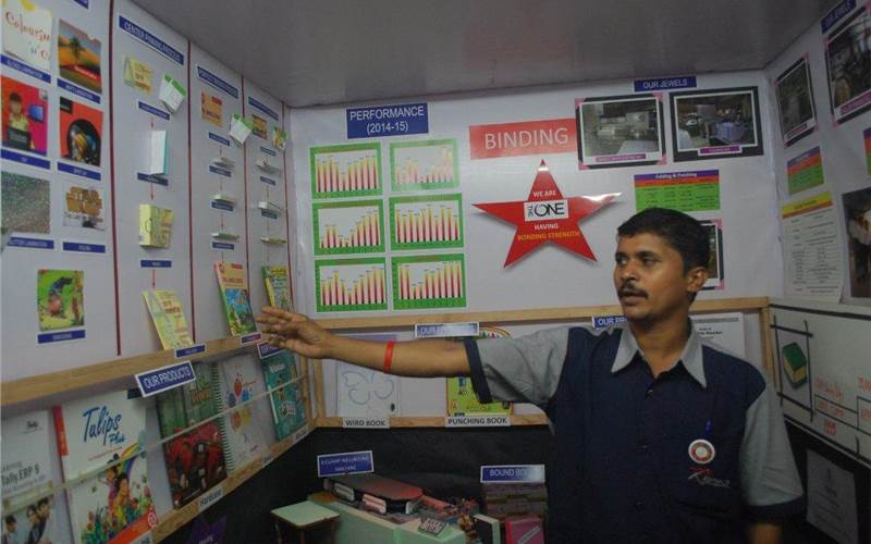 Suresh Wadne told PrintWeek India about Repro's finishing capacity: section sewing capacity four lakh books per day, perfect binding capacity is 1.5 lakh books per day and centre-pinning capcity is two lakh books per day