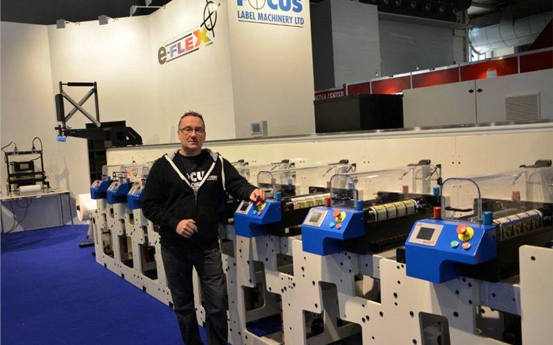 The humble Label has become an important consideration for packaging says David Lee of Focus Labels. Flexo presses with servo drives and digital printing features adorns the Focus stand