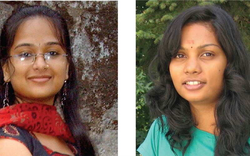 PrintWeek India Student of the Year 2010 - Priyadarshini Sridharan and Shalini Vijayarajan. Among the applicants, both Priyadarshini’s and Shalini’s consistent academic records and research presentations during their course of studies were outstanding