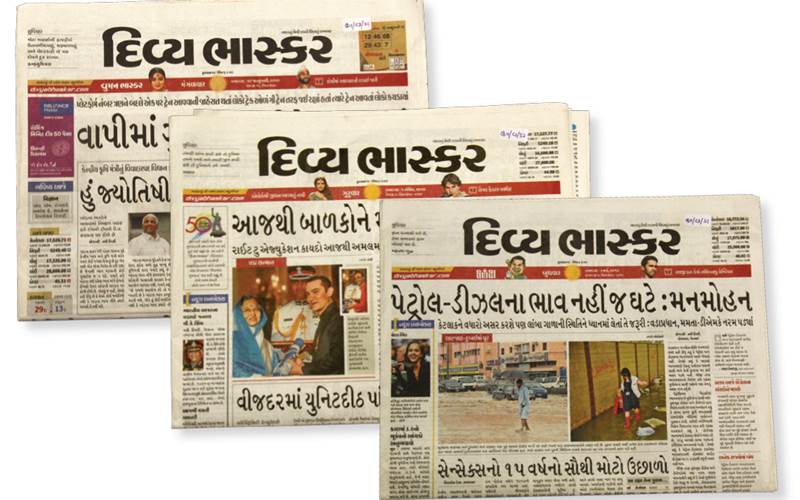 PrintWeek India Newspaper Printer of the Year 2010 - Divya Bhaskar. Equipped with a KBA Prisma, Divya Bhaskar has a print capacity of 2,70,000 copies per hour, fires TechNova’s Viostar plates on a Krause LS Jet 300 and uses Micro Inks