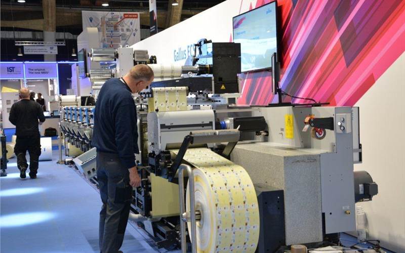 This is the ECS 340, Gallus’ most popular press worldwide. But the spotlight will be on the digital version of the ECS, seen in the next picture, which will see the launch at the show