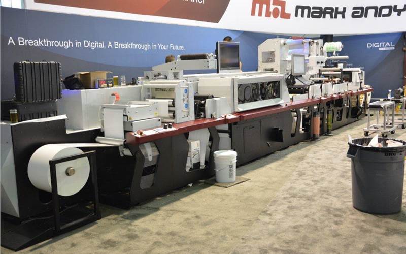 Mark Andy’s, which claims to be the first to launch the digital with flexo, will provide a glimpse of the advancements in speed, colour, quality and flexibility, giving the press also an European debut