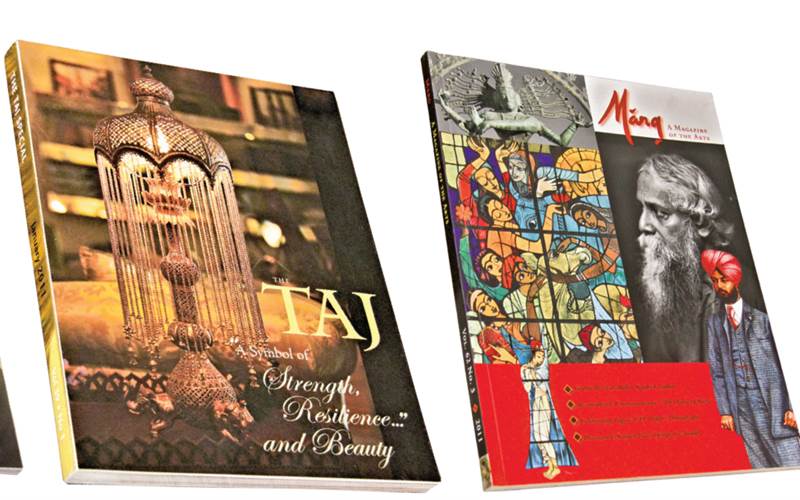 PrintWeek India Business Magazine Printer of the Year 2011 - Silverpoint Press. The Taj front cover was printed on Met Pet silver with UV process colours on a two-colour press with two passes