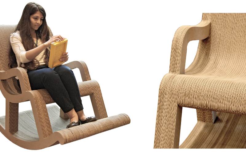 PrintWeek India Innovative Printer of the Year 2011 - Jayna Packaging. The first time entrant Jayna Packaging’s Rocking Chair was made out of strongly bounded stacks of fabricated 180 gsm five-ply corrugated board