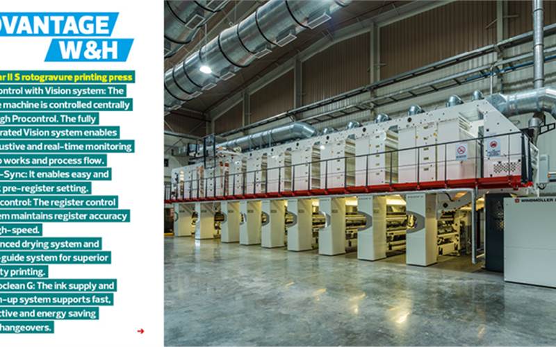 W&H Heliostar II S rotogravure printing press