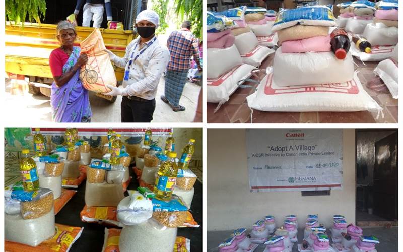 Canon India extends CSR support to its adopted villages