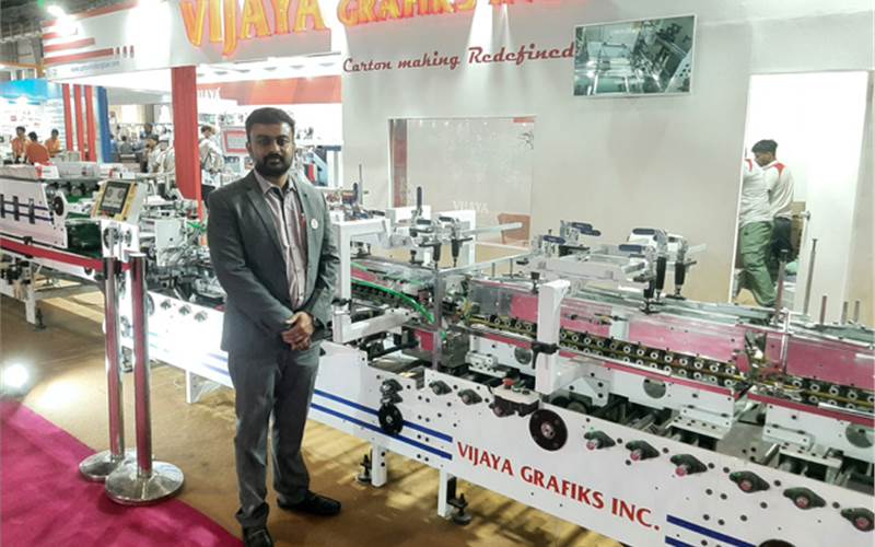PrintPack 2022: Vijaya launches carton-erecting machine