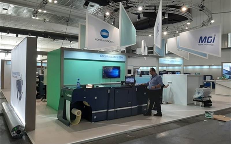 Konica Minolta gave first glimpse of its newly launched AccurioLabel 230