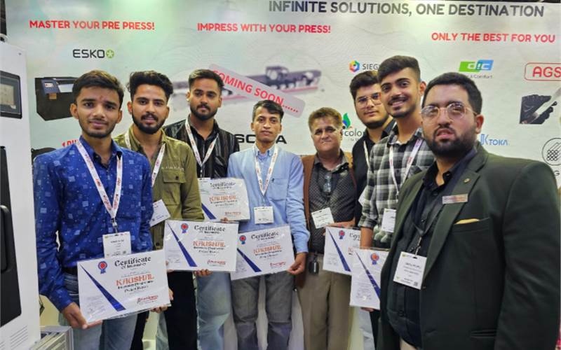 Labelexpo 2024: Popli Graphics distributes accolades to its interns