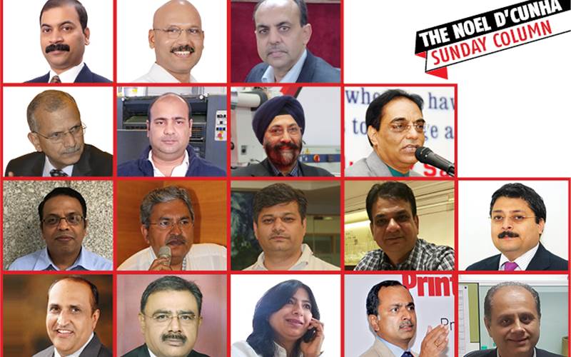 Print calypso with 17 industry icons - The Noel D'Cunha Sunday Column