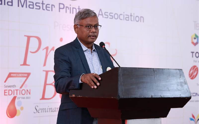 K Selvakumar's stirring message at the Print and Beyond seminar in Kochi
