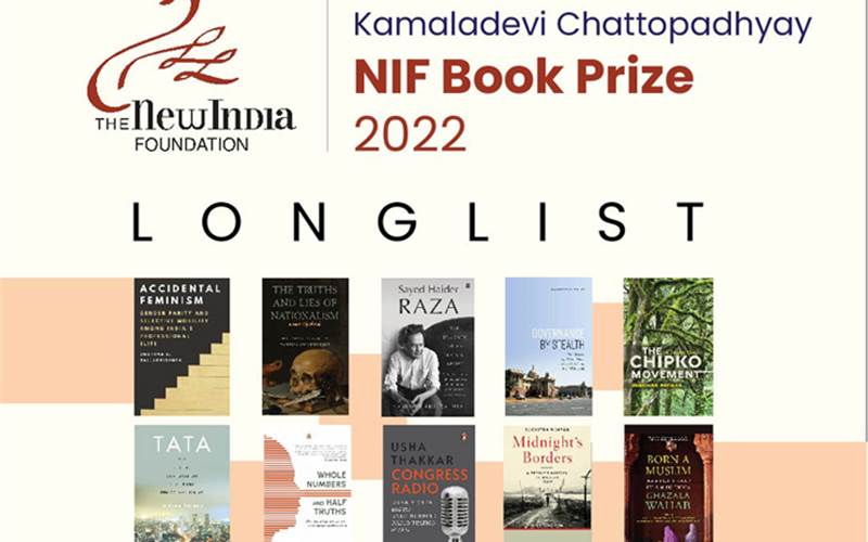 Kamaladevi Chattopadhyay NIF Book Prize 2022 longlist announced