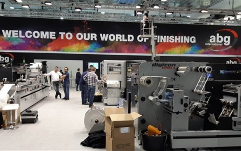 Along with its own stand, ABG systems is also at printing presses manufacturers’ stands