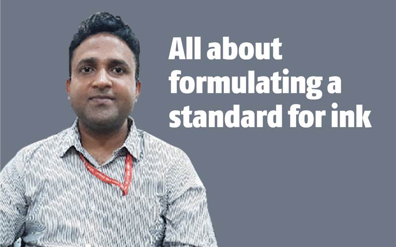 All about formulating a standard for ink