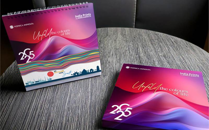 Konica Minolta celebrates colours in its calendar