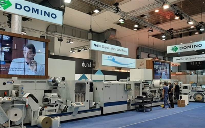 Domino Digital Printing Solutions demonstrates the capabilities of its K600i digital UV inkjet printer