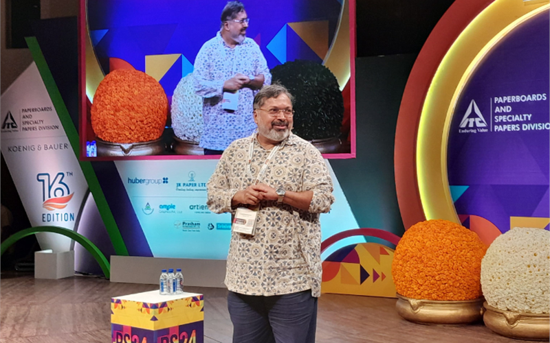 Devdutt Pattanaik explored the power of being content